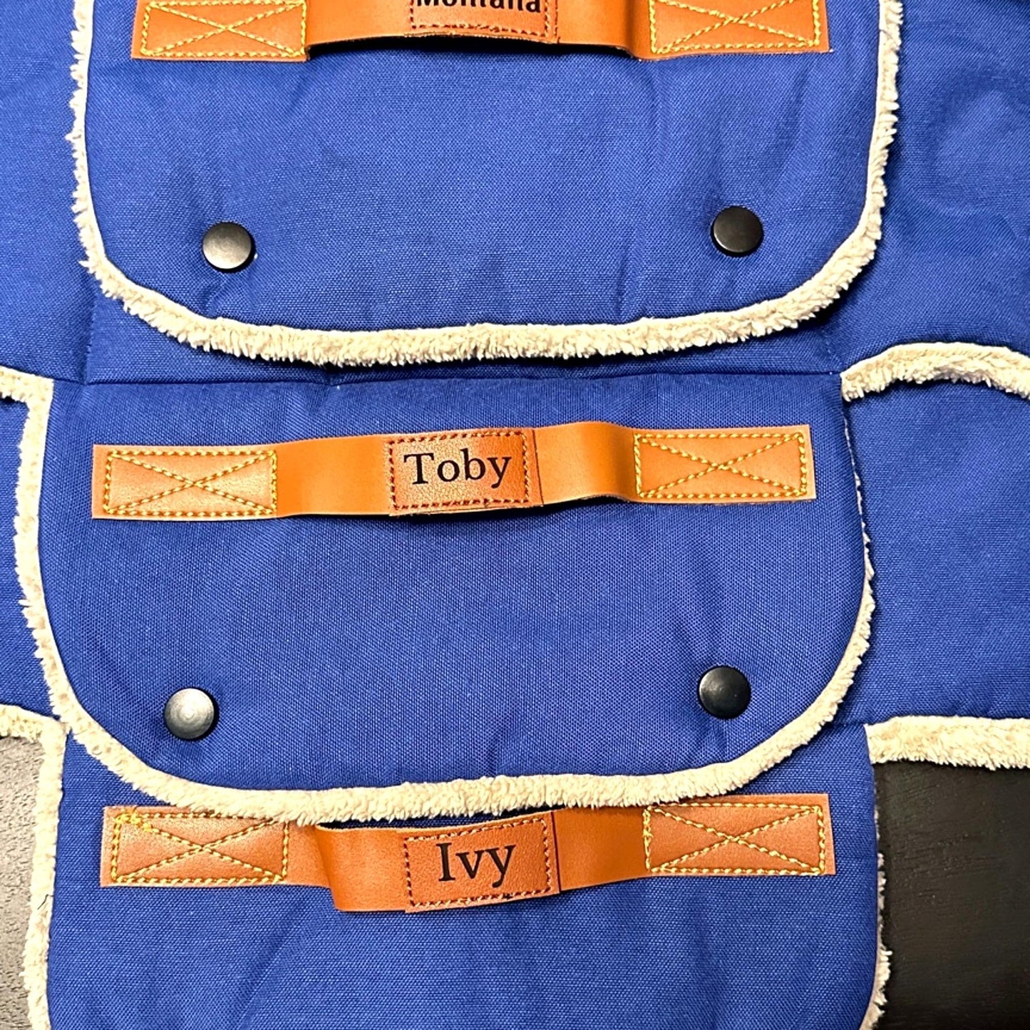 Roll up Travel Dog Mat: Handmade Cotton, Stain & Water-Resistant